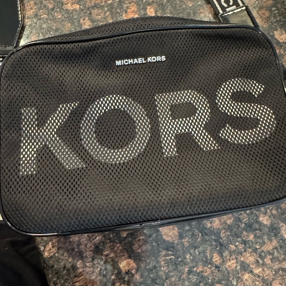 Michael Kors Black Mesh Bag